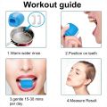 Jawline Exerciser Jaw exerciser Jawline Jawzrsize trainer exercise ball jawliner Jaw Exercise Ball Face Masseter Silica Gel JawLine Muscle Training Fitness Ball Neck Toning Jawrsize Muscle Exerciser. 