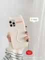 Cartoon Cute Cat Ear Phone Case for iPhone 14 12 13 1115 pro max X XR XS 15plus Matte Soft Silicone Shockproof Case Funny. 
