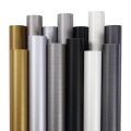 Self-adhesive Brushed Sticker Stainless Steel Air Conditioner Washing Machine Cabinet Door Waterproof Wallpaper Home Decoration. 
