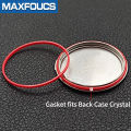 Red Gasket 0.6mm Thick 35-42mm O Ring Fits Watch Case Back For TISSOT 1853 Lelode Seastar PRX Repair Watches Spare Parts ,1pcs. 