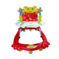 Baby Walker with Adjustable Height and Musical, Light Rattles and Hanging Toys. 
