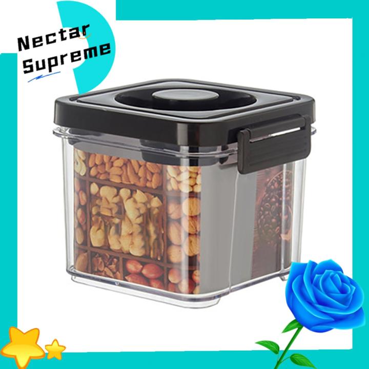 Sealed Food Storage Container Stackable Bpa-free Airtight Food Storage Container for Home Supplies Wide-mouth Design with Easy Air Extraction Buy on Vacuum Sealed Storage Jar