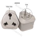 1pcs Cn Au New Zealand To Small South Africa   Conversion plug 16A to 10A Power converter Travel Plug adaptor. 
