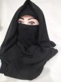Misri Niqab Ready to Wear Plain Irani Niqab for Women. 