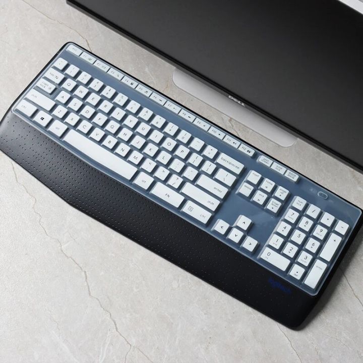 【KuaKe Mall】Logitech MK345 K345 MK 345 Silicone mechanical Wireless Bluetooth keyboard Cover Protector Dust Cover