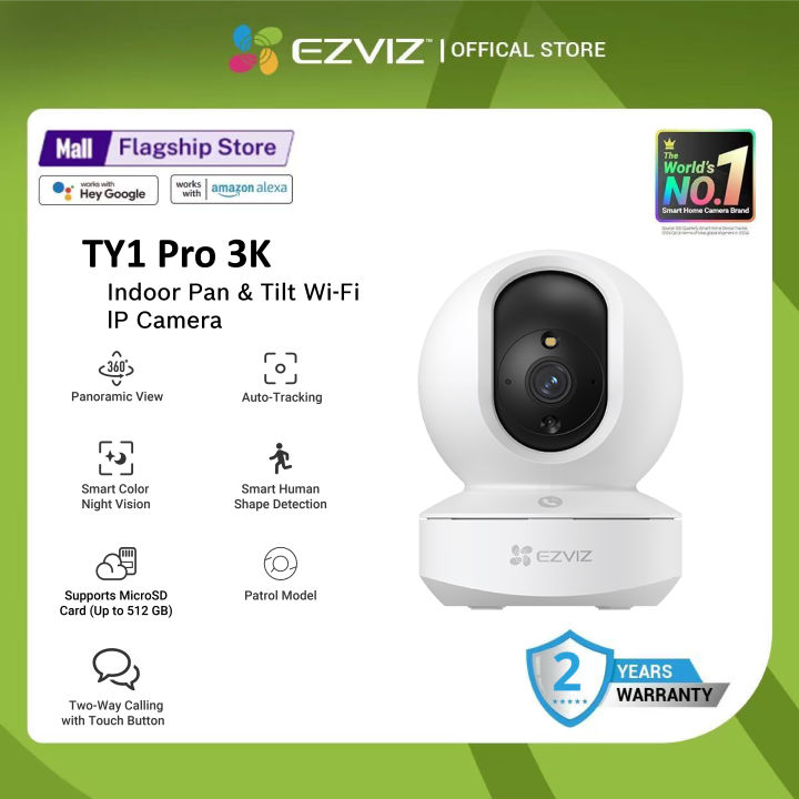 Ezviz%20by%20Hikvision%20TY1%20Pro%203K%205MP%20Wireless%20WI-Fi%20IP%20Camera%20Indoor%20Pan/Tilt%20Security%20CCTV%20Camera%20%20Human%20Shape%20Detection%20%20Loud%20Noise%20Detection%20%20Color%20Night%20Vision%20Two-Way%20Calling%20with%20Touch%20ButtonAuto-Tracking%20Patrol%20Mode%20Supports%20Up%20to%20512GB%20Storage%20-%20Image%202