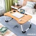 E Laptop Stand, Floor table,Laptop table, Drawing desk, Bed Tray Table Foldable Table Notebook Stand Reading Holder Breakfast Serving Bed Tray with Tablet Slots for Bed/Couch-KS. 