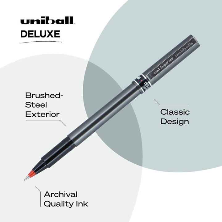 Uni-ball%20Micro%20Deluxe%20Rollerball%20Pen%20Ultra%20Fine%200.5mm%20Tip%200.2mm%20Line%20-%20UB-155%20-%20Image%204