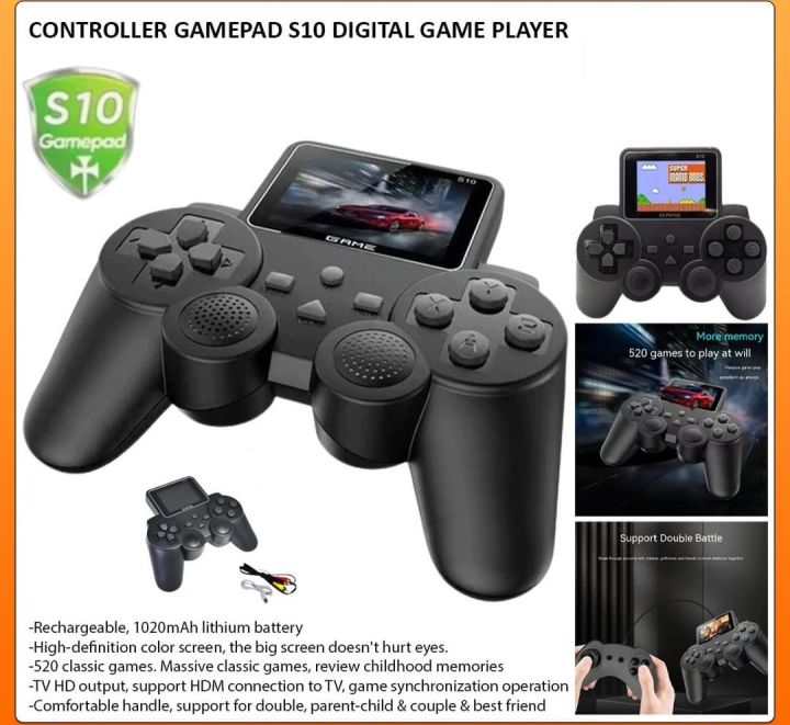 Classic%20S10%20Controller%20Gamepad%20Digital%20Game%20Player%20-%20S-10%20Controller%20Gamepad%20With%20Digital%20Game%20Player%20-Gamepad:%20Elevate%20Your%20Gaming%20Experience%20with%20Built-in%20HD%20Color%20Screen%20and%20520%20Classic%20Games%20for%20Ultimate%20Entertainment%20on-the-Go%20-%20Image%204