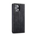 For iPhone 14 Pro CaseMe-013 Multifunctional Retro Frosted Leather Phone Case. 