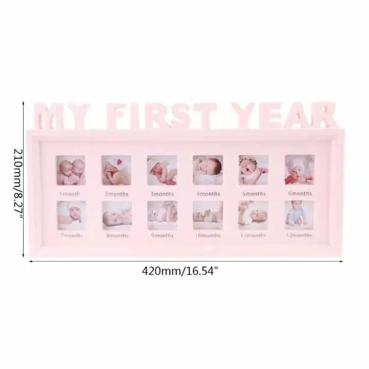 My%20First%20Year%20Frame%20Baby's%20First%20Year%20Photo%20Frame%20%E2%80%93%2012-Month%20Keepsake%20for%20Baby%20MemoriesMyle%20Cart%20-%20Image%204