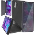 Samsung Galaxy Note 10 Plus Luxury Mirror View Flip Cover Case with Full Body Protection, Shock Absorbent, Anti-Scratch, Anti-Fingerprint, Lightweight and Durable. 