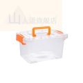 Creative Household Products Transparent Plastic Storage Organizer Portable Enlarged Storage Box Toy Clothes Storage Box. 