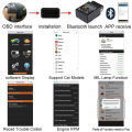 OBD ELM327 CAN BUS Check Engine Car Bluetooth Auto Diagnostic Scanner Tool OBD2 OBDII Interface Adapter for Android PC. 