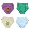 NYT 4Pc / Baby Boys Training Pants Potty Training Toddlers Toddlers Cute Cartoon Waterproof 4-Layer Diapers. 