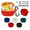 For JBL Tune 125 TWS Case Bluetooth Earphone Cover Silicone T120tws Case T125TWS Earbuds Cover With Hook For JBL Tune T120 TWS. 