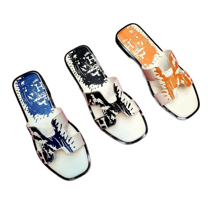 HERMES Paris Best Quality Ladies Slippers