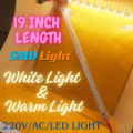 LED Bar Light 220v AC Direct LED LIGHT 19inch Length - HIGH BRIGHTNESS SMD LED TUBE LIGHT White Light and Warm Light. 