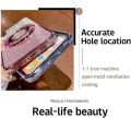For Xiaomi Redmi A3 A3x Back Cover with Ring Stand Holder Luxury Shiny Plating Gradient Glitter  Phone Case Camera Protector Clear Soft Silicone Cases Pouch for Women Girls. 