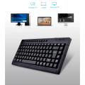 Banda K1000 Multimedia Wired Keyboard – Compact USB Waterproof Keyboard with Ergonomic Design, Arabic/English Layout, for Laptop & PC. 
