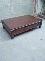 Low Height Center Table Ct5 - W54 X D36 X H14.5" - Dark Brown. 