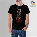 New Itachi Digital Printed T Shirt For Men - Black. 