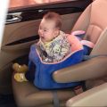 MultiFunction Baby Cartoon Back Support Seat Dining Chair Car Seats with Safety Straps Stuffed Plush Sofa Baby Children Sofa Learning Training Cushion Seater Toddler Nest Infant Floor Seat Cotton Nest Chair Babies Toys with 2 Holes Legs For 0-2 Years. 