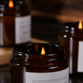 Pack of 4 Scented Candles in Mini Glass Jar with Lid, 2.5-inch - Long-Lasting Fragrance, Even Burn. 
