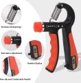 GM counter  Hand Grip Strengthener, Adjustable 5-60 Kg Hand Gripper with Counter Adjustable Hand Grip Power Exerciser Forearm Wrist Strengthener Gripper R-Shape Adjustable 5-60kg Adjustable hand grip power exerciser forearm wrist strengthener gripper,. 