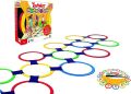 kids Family Games Rings Twister Hopscotch Indoor & Out Door Game Set. 