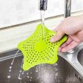 Silicone Star Shaped Sink Strainer Filter Bathroom Hair Catcher, Drain Strainers Cover Trap Basin Wash Basin Jali - Standard Hair Wash Basin (Multicolor) - Best Drain Protector for Hair Clogs, Easy Clean, Multicolor Design, Ideal for Bathroom Sink, Buy No. 