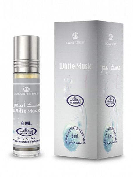 Al Rehab White Musk Attar for Men and Women - 6ml