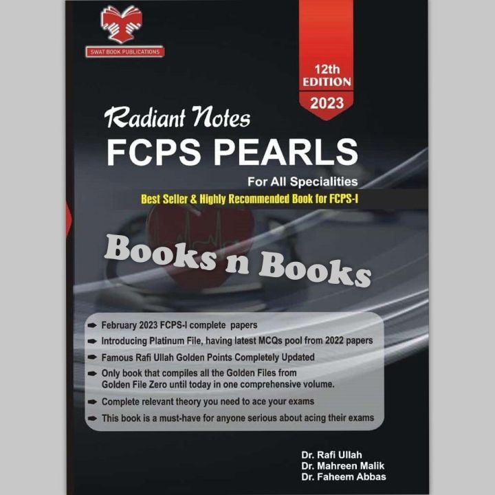 FCPS Pearls by Dr. Rafiullah | Latest Radiant Notes for All ...