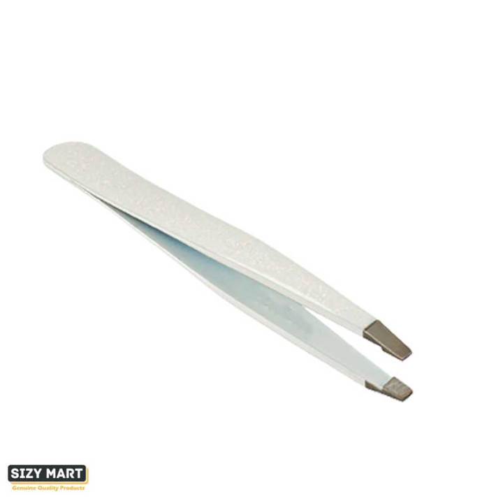 Eyebrows Tweezers, Plucking, Shaping, Slant-Tip, Scissor, Eye-Shape, Face, Tweezer for Women, Men (Imported)