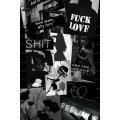 Pack of 40  Black theme Aesthetic Wall Posters.  ( HD Printing with premium Ink for long lasting color). 