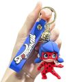 Cartoon Miracle Girl Keychain Cute Exquisite Doll Bag Charm Anime Peripheral Car Keychain Wholesale. 