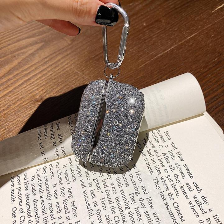 Luxury Shiny Glitter Case for Apple AirPods Pro Cute Earphone Protective Etui Cover Cases Fundas Coque for AirPod Air Pods Pro