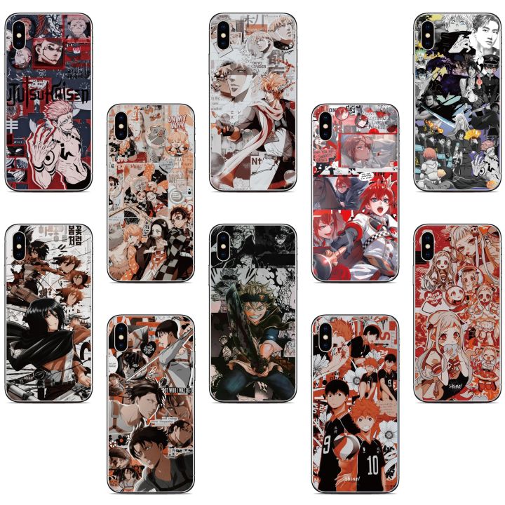 Manga Anime Cover For Tecno Pova Neo 2 3 4 Spark 8C 10C 10 9 9T Go 2023 Phantom X2 X Camon 15 18 P 19 Pop 6 7 Pro Phone Case