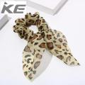 Women Streamers Leopard Print Polka Dot Floral Print Elastic Bow Hair Rope Girl Hair Ties Korean Sweet Hair Accessories Headwear. 