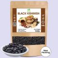 Kali Kishmish / Soghi  Dry Black Raisin Black Draka Kala Mewa / Meva  Used For Baking - 1kg. 