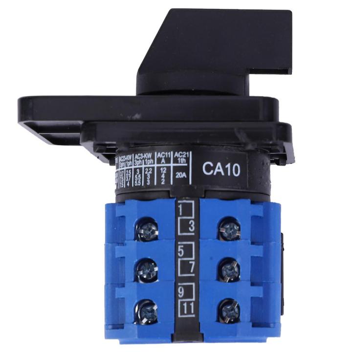 CA10 4-Position 8 Terminals Changeover Selector Control Switch Cam ...