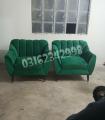 Sofa 5 Seater Modern Round Designed Velvet Customised. 