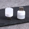 USB Plug Lamp Computer Mobile Power Charging USB Small Book Lamps LED Eye Protection Reading Light Small Round Light Night Light. 