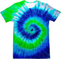 Unisex Retro Tie Dye T-shirt for Men Women 70S 80S Hippies Senior Tie-Dye Tee Tshirt 3d printing Vintage clothing. 