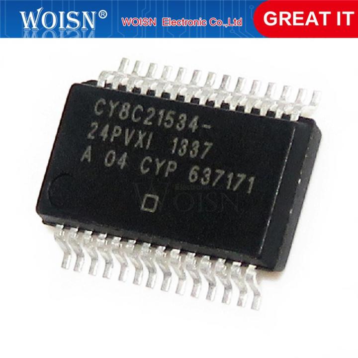 1 pcs/lot CY8C21534-24PVXI CY8C21534 SSOP-28 In Stock