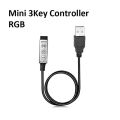 USB IR RF RGB Remote Controller for LED SMD 5050 2835 RGB Strip light 5V Wireless LED controller 3 24 17 keys for Tape ribbon. 