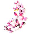 12Pcs/Set 3D Butterfly Background Wall Stickers DIY Kids Room Living Room Decor. 