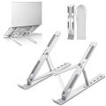 RAMEEZ MUNIR GONDAL Folding Laptop and Tab Stand | Alloy Stainless Steel | Adjustable. 