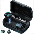 Original M90 TWS Wireless Earbuds Touch Control 5.3 Headset Waterproof 9D Hifi Quality Earphone Stereo Sports Headphones With Microphone Gaming Buds with Power Bank. 