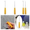 Racket Stringing Tool Fix Racket String Assistance Puller Durable Guiding Tool for Squash Racquet Tennis Badminton. 